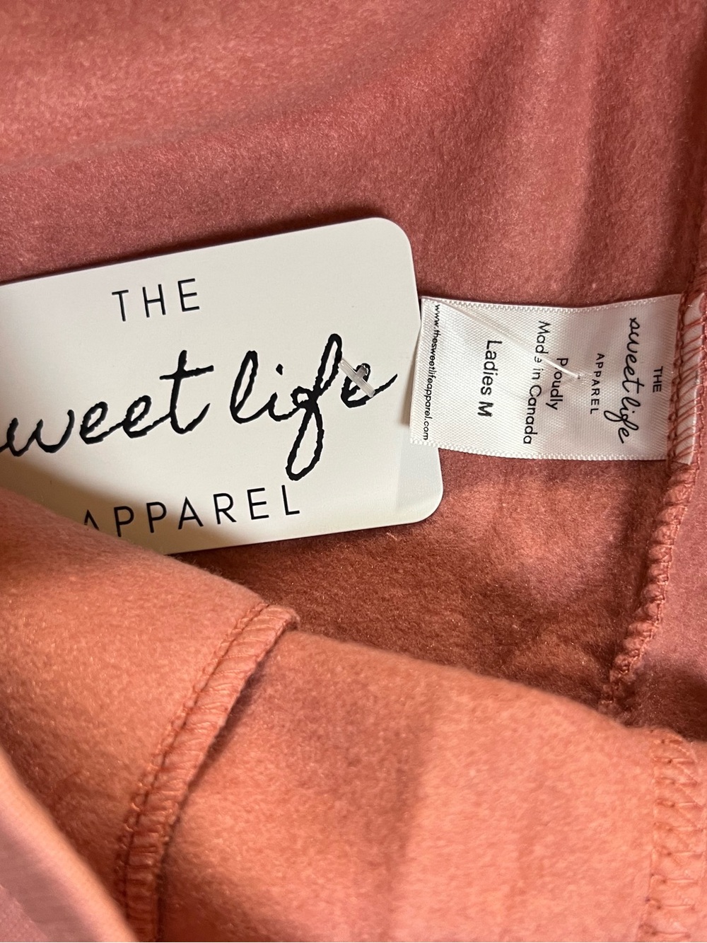 Sweet Life Apparel Shorts NWT Pink Coral Women’s Size M - Picture 7 of 8